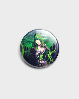 Zodiac Goddess Pin Button
